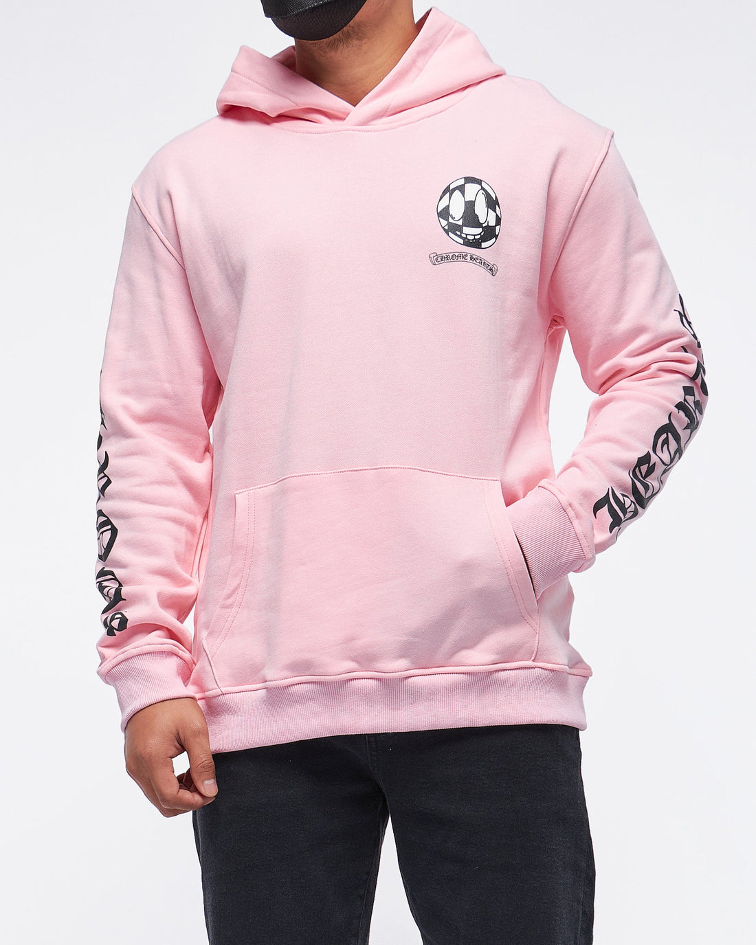 MOI OUTFIT-Back Logo Printed Men Hoodie 36.90