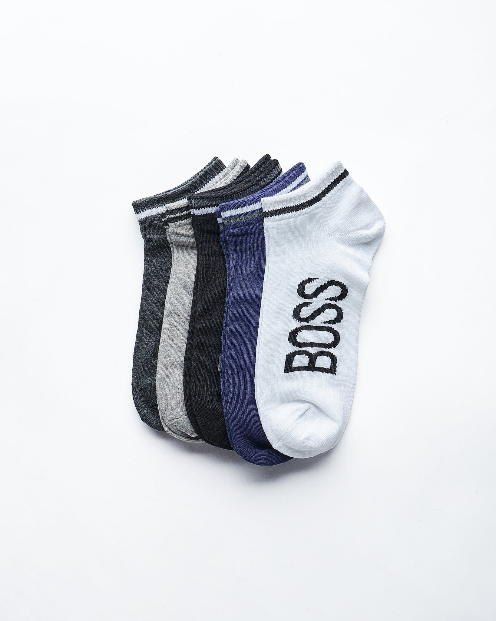 MOI OUTFIT-Boss 5 Pairs Low Cut Socks 14.50