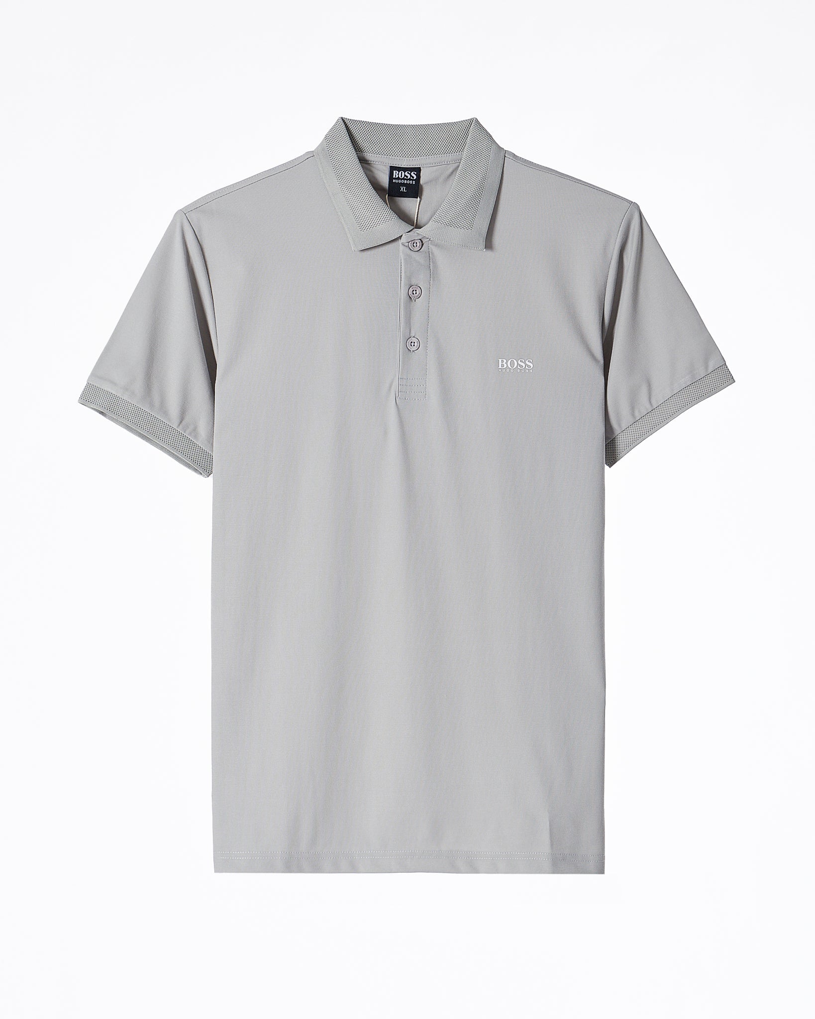 MOI OUTFIT-Boss Men Grey Polo Shirt 22.90