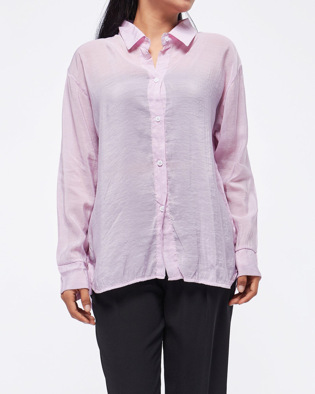 MOI OUTFIT-Candy Color Lady Shirts Long Sleeve 14.90