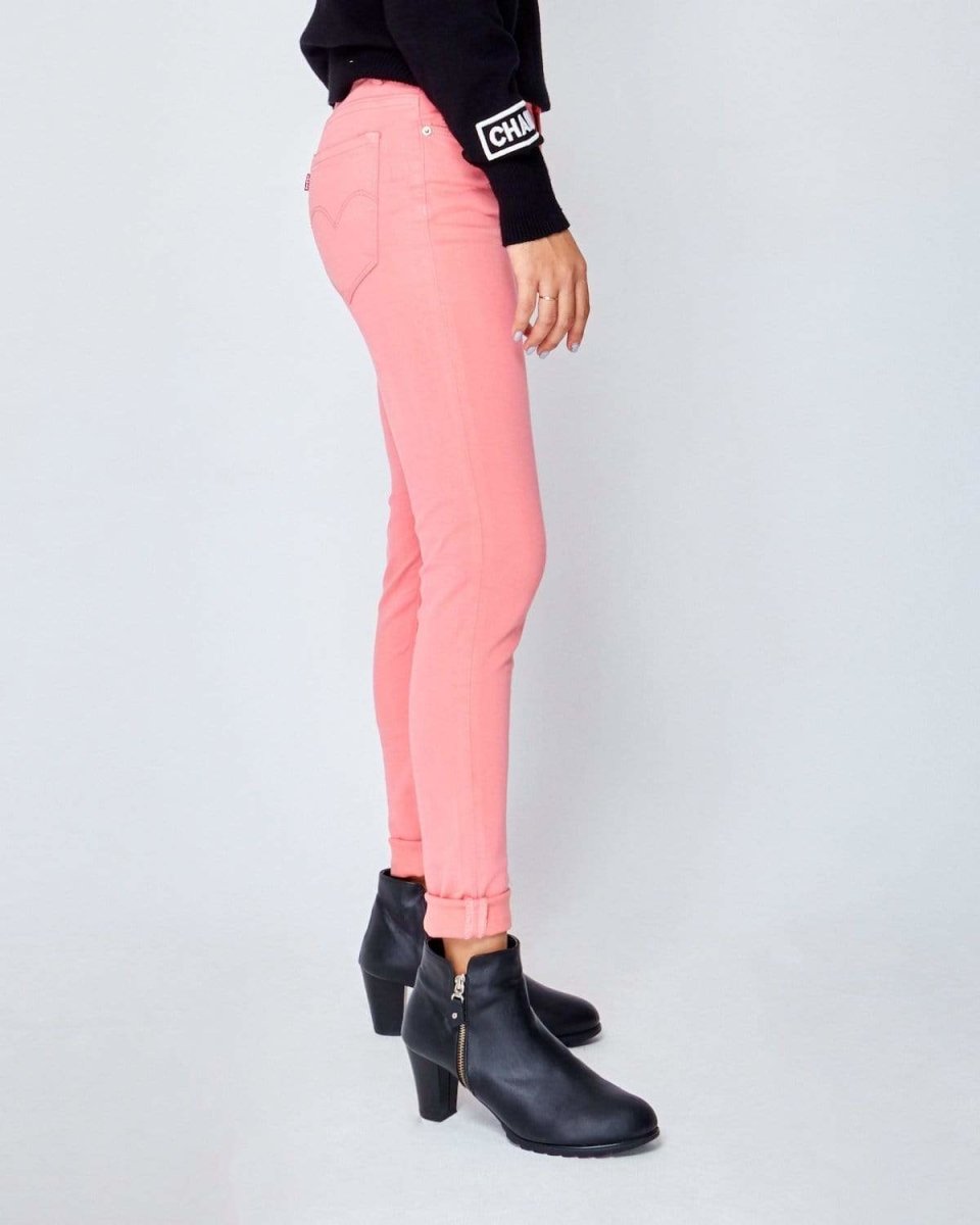 MOI OUTFIT-Candy Color Lady Slim Fit Jean 17.90