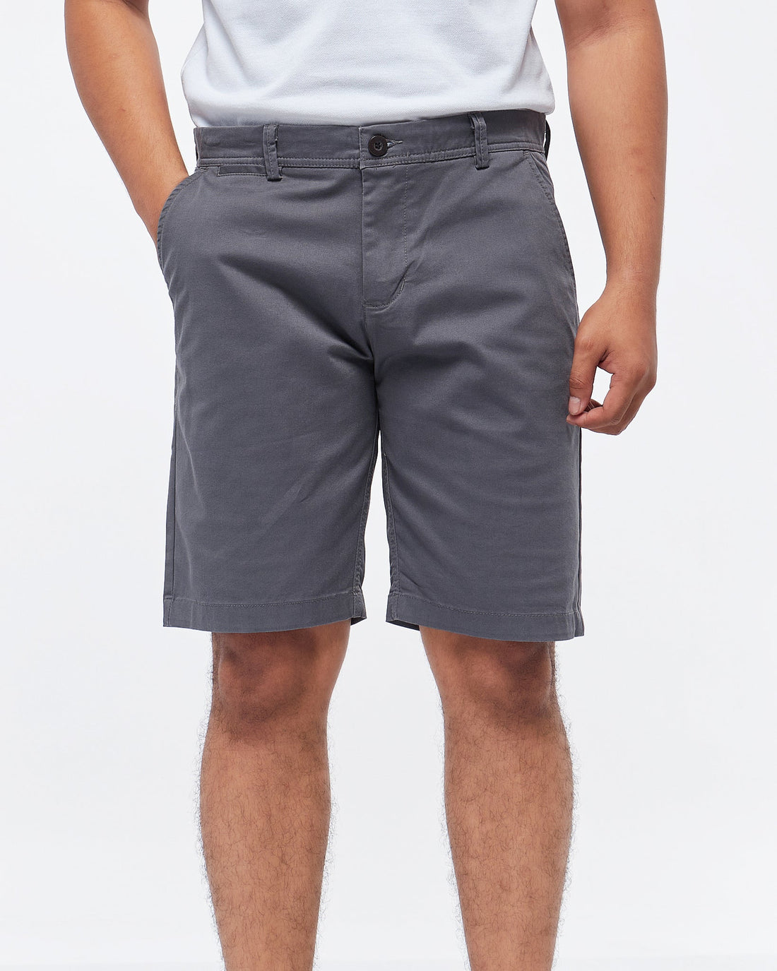 MOI OUTFIT-Casual Fit Khaki Men Shorts 16.90