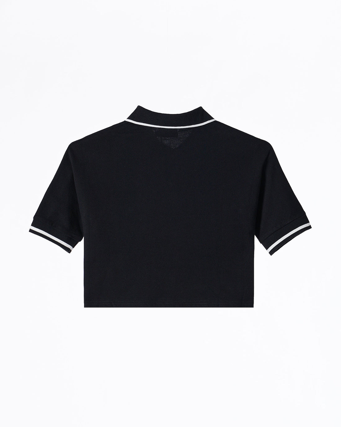 MOI OUTFIT-CC Croptop Lady Black Polo Shirt 55.90