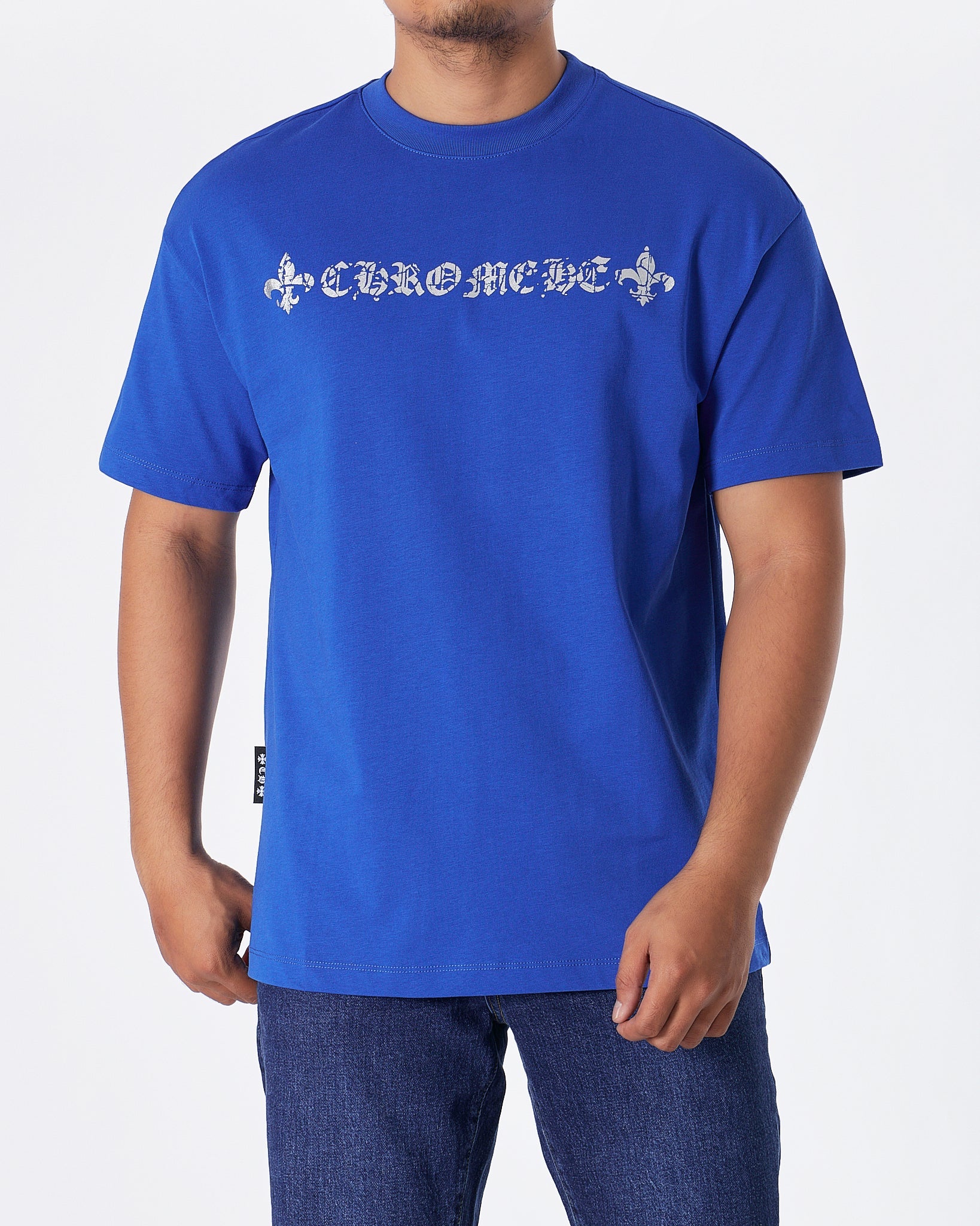 MOI OUTFIT-CH Men Blue T-Shirt 54.90