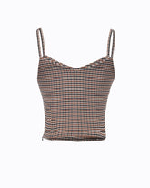 MOI OUTFIT-Checked Lady Crop Top 8.90