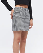 MOI OUTFIT-Checked Pattern Lady Skirts 15.90