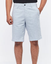 MOI OUTFIT-Checked Pattern Men Short Pants 18.50