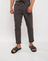 MOI OUTFIT-Checked Side Stripes Men Pants Slim Fit 17.90