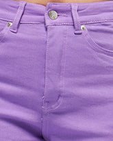 MOI OUTFIT-CK High Waist Candy Color Lady Short Jeans 14.50