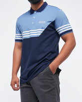 MOI OUTFIT-Color Blocked Men Polo Shirt 24.90