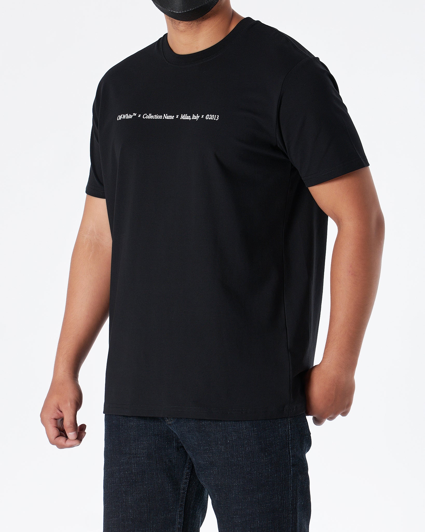 MOI OUTFIT-Cross Back Green Arrow Printed Men T-Shirt 17.90