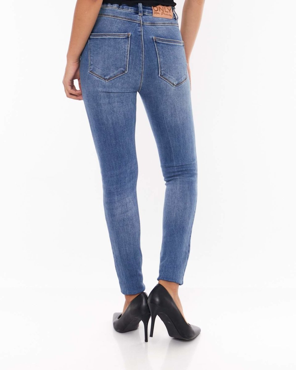 MOI OUTFIT-Distressed Lady Slim Fit Jeans 16.90