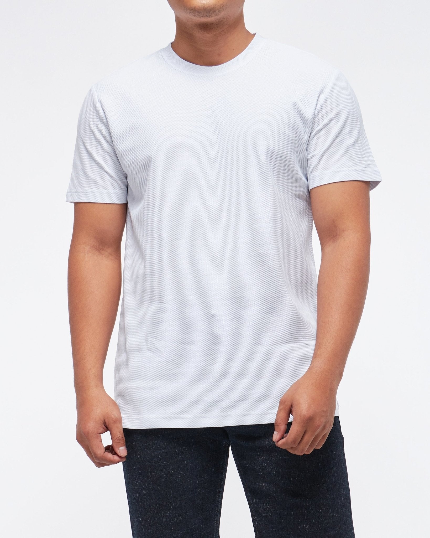 MOI OUTFIT-DJohn Plain Color Men T-Shirt 13.90
