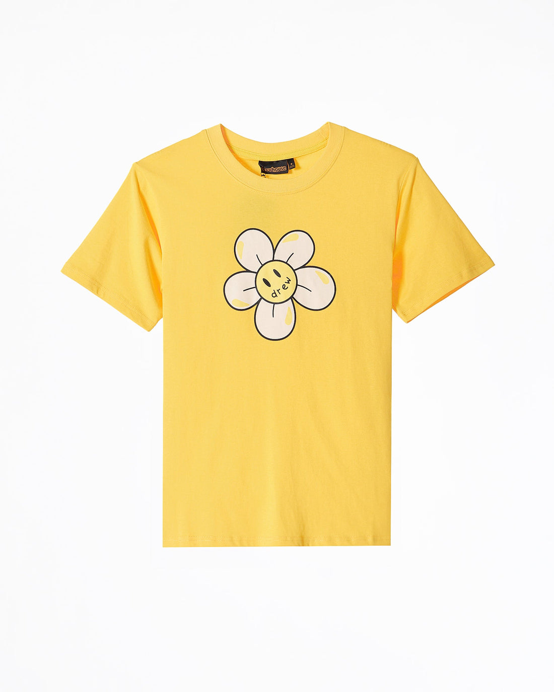 MOI OUTFIT-DRE Flower Smiling Unisex Yellow T-Shirt 19.90