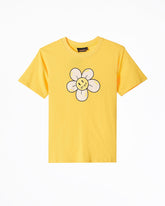 MOI OUTFIT-DRE Flower Smiling Unisex Yellow T-Shirt 19.90