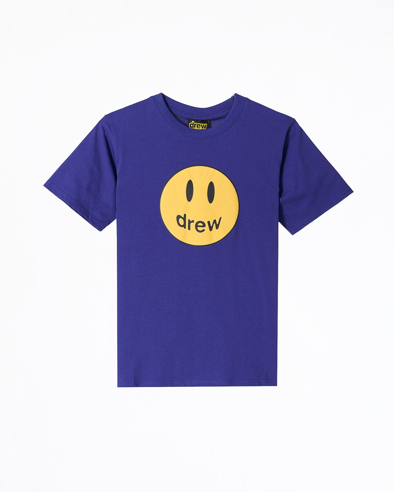 MOI OUTFIT-DRE Smiling Face Unisex Blue T-Shirt 18.90