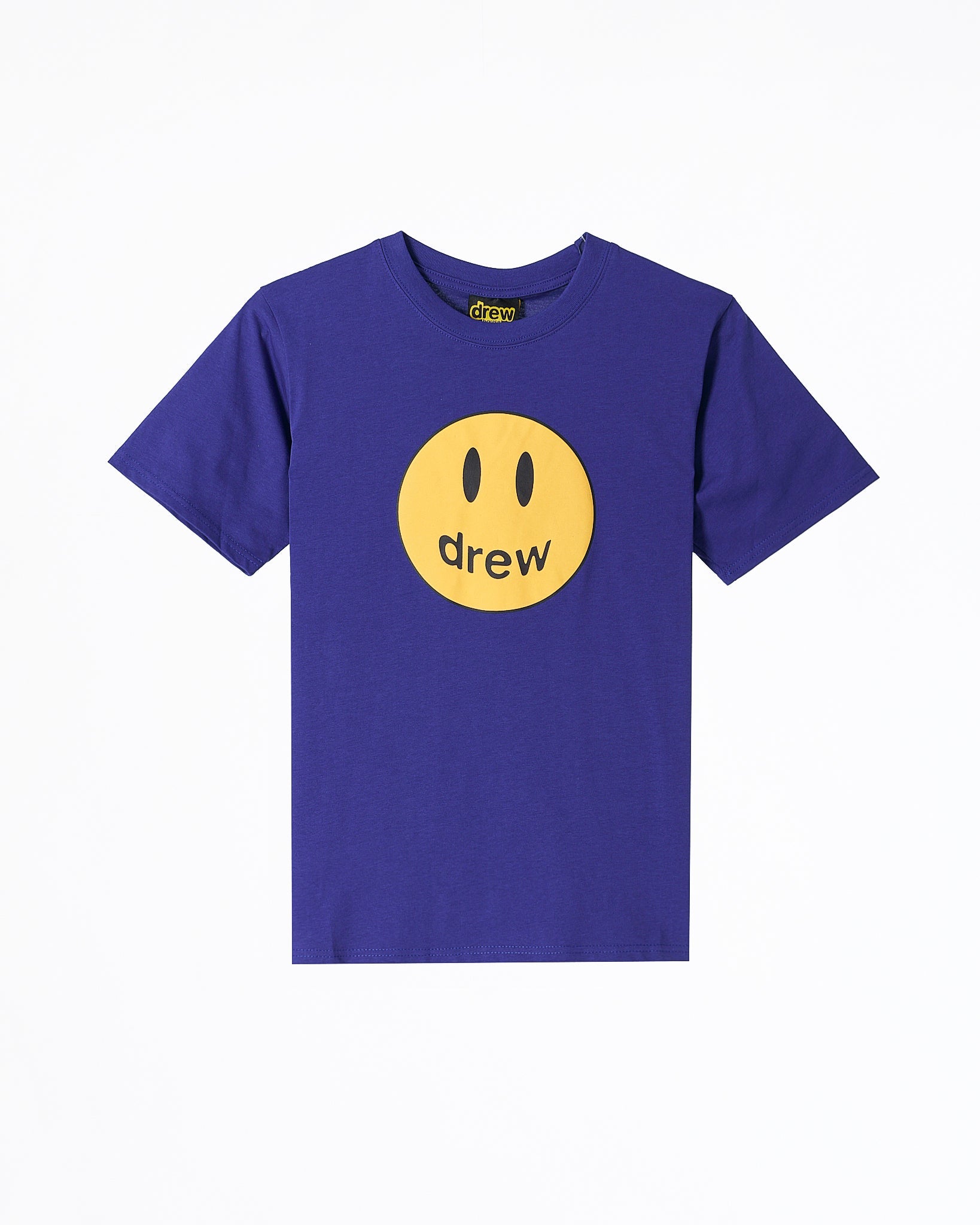MOI OUTFIT-DRE Smiling Face Unisex Blue T-Shirt 18.90