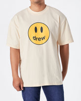 MOI OUTFIT-DRE Smiling Face Unisex Cream T-Shirt 18.90