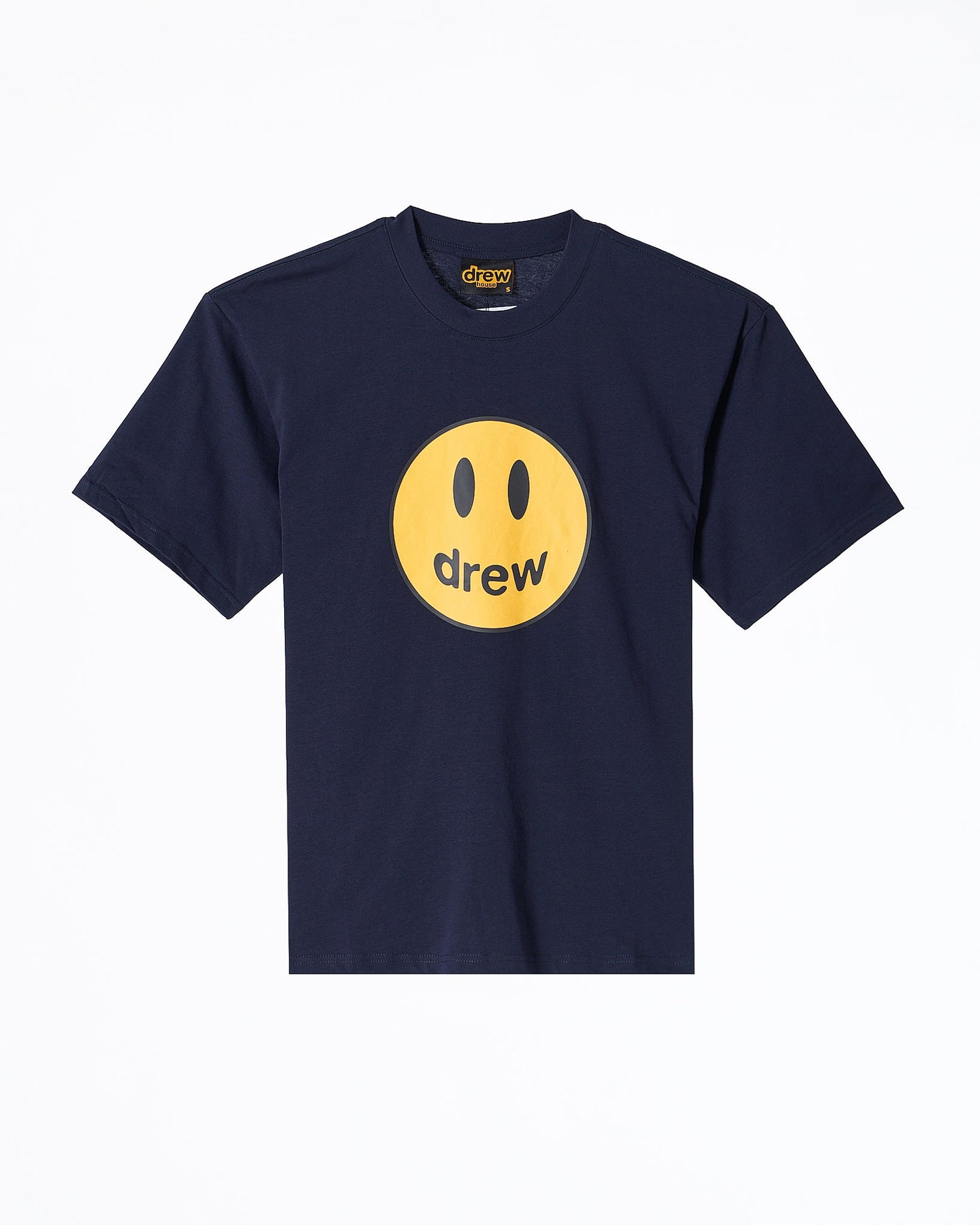 MOI OUTFIT-DRE Smiling Face Unisex Dark Blue T-Shirt 18.90