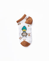MOI OUTFIT-Duck Logo Printed 5 Pairs Low Cut Socks 13.90