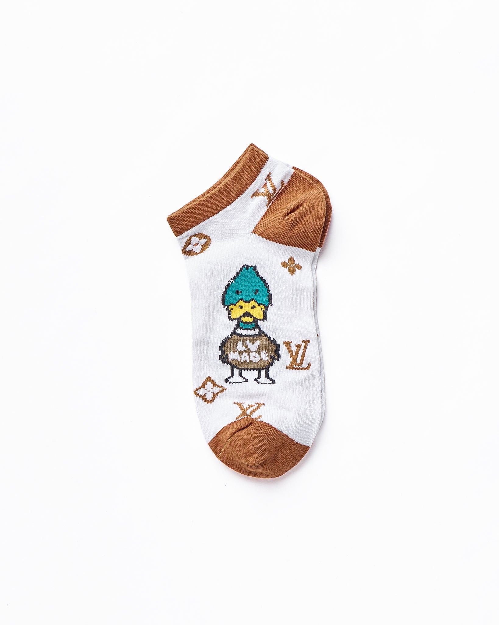 MOI OUTFIT-Duck Logo Printed 5 Pairs Low Cut Socks 13.90