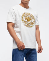 MOI OUTFIT-Embroidered Medusa Logo Men T-Shirt 24.90