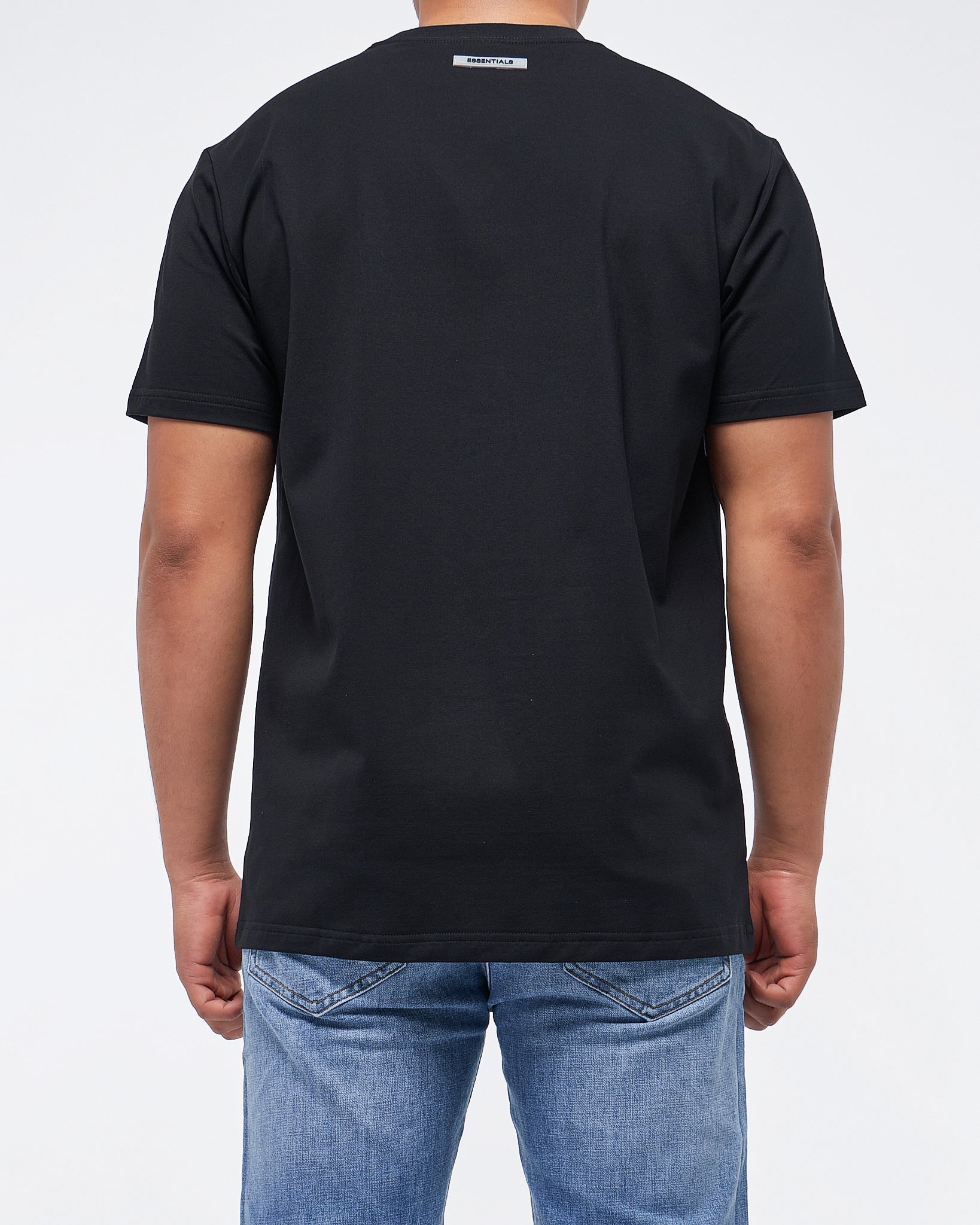 MOI OUTFIT-Essentials 3D Logo Printed Men T-Shirt 14.90