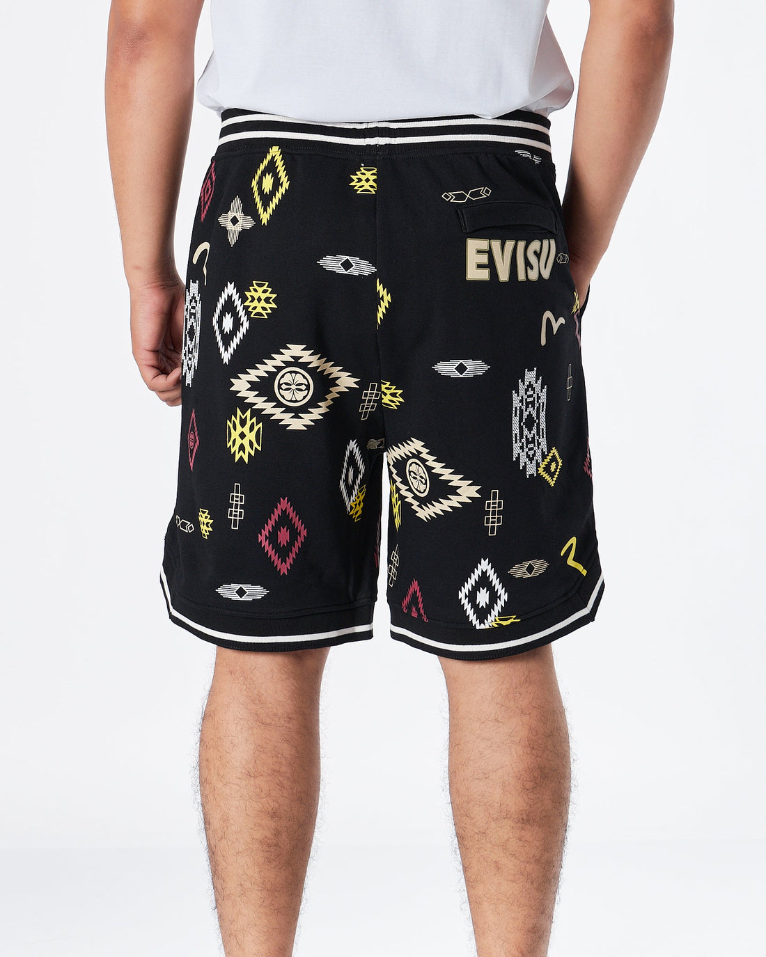 MOI OUTFIT-EVI Full Printed Men Black Shorts 35.90