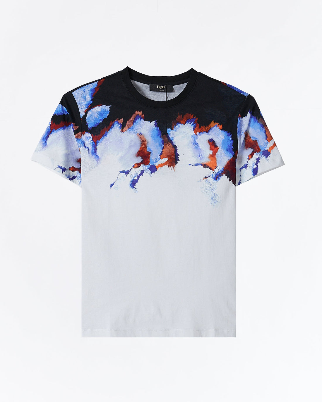 MOI OUTFIT-FF Gradient Color Printed Men T-Shirt 54.90