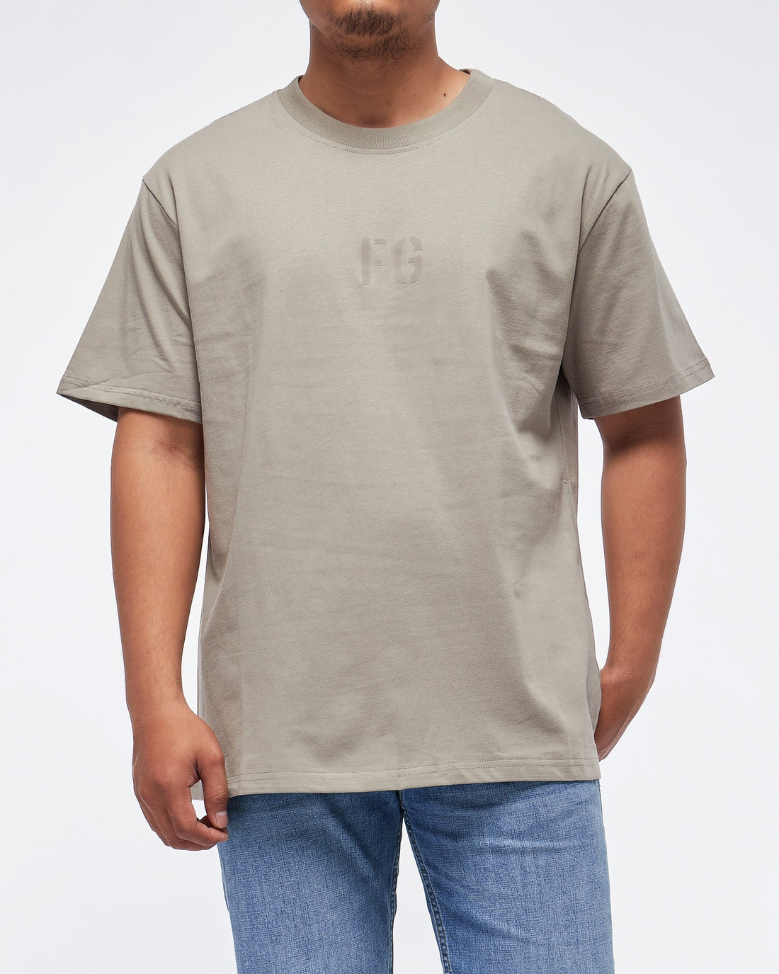 MOI OUTFIT-FG Logo Printed Men T-Shirt 15.90
