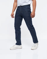 MOI OUTFIT-Flag Embroidered Slim Fit Men Jeans 24.90