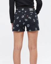 MOI OUTFIT-Floral Pattern Lady Short Jeans 13.90