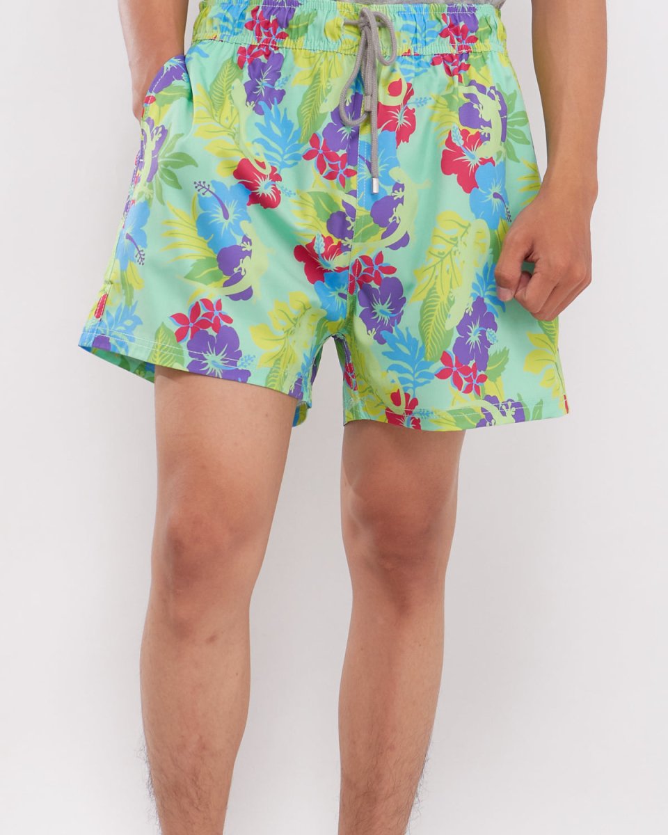MOI OUTFIT-Floral Printed Men Swim Short 15.90