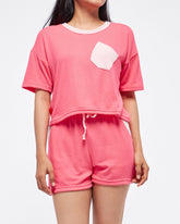MOI OUTFIT-Front Pocket Lady T-Shirt 7.90