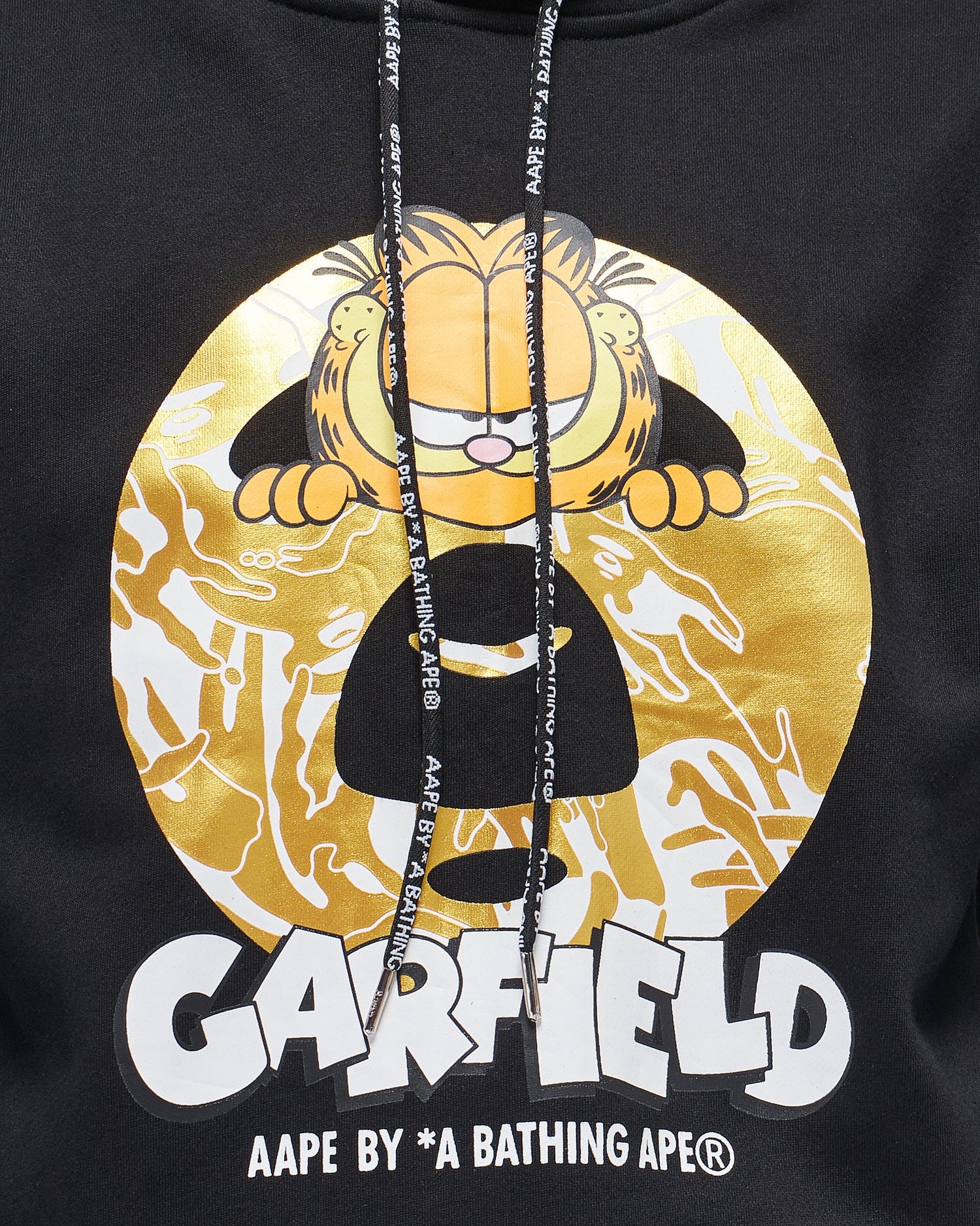 MOI OUTFIT-Garfield Printed Men Hoodie 35.90