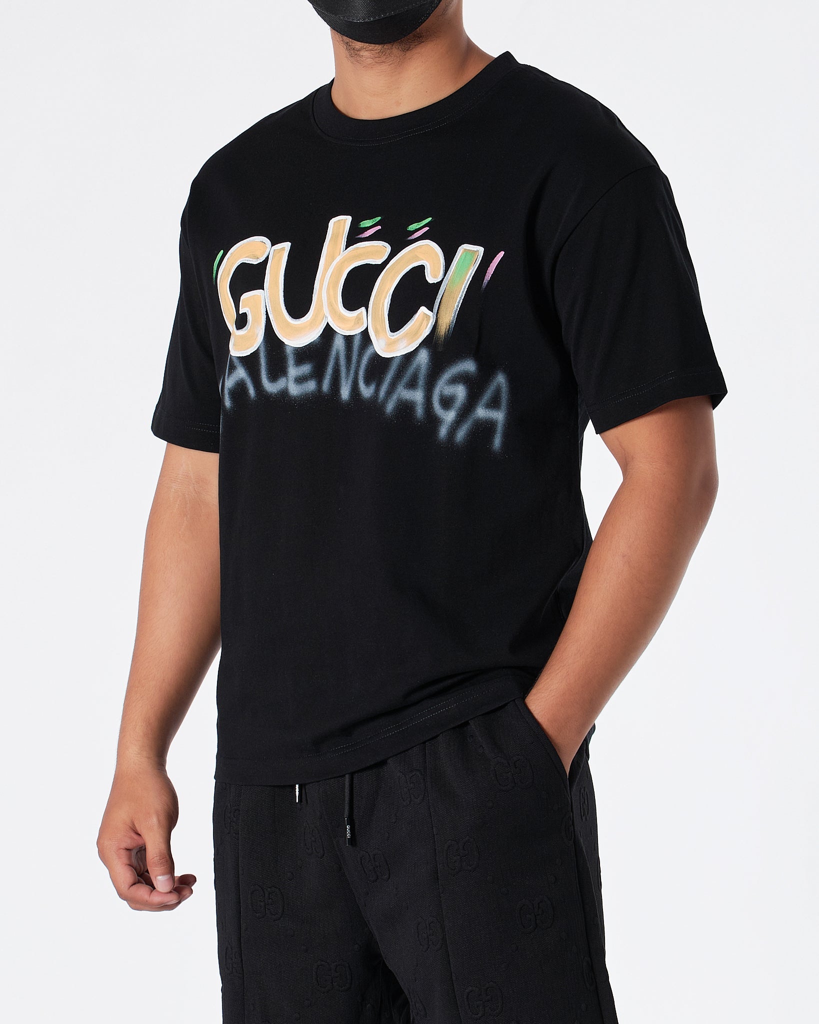 MOI OUTFIT-GG X BB Printed Men T-Shirt 55.90