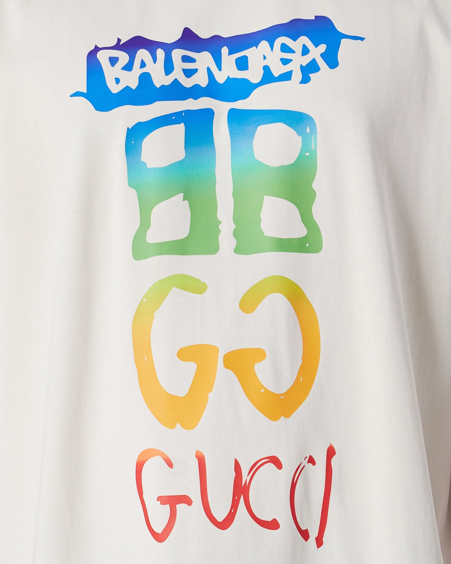 MOI OUTFIT-GUC x BB Men Cream T-Shirt 20.90