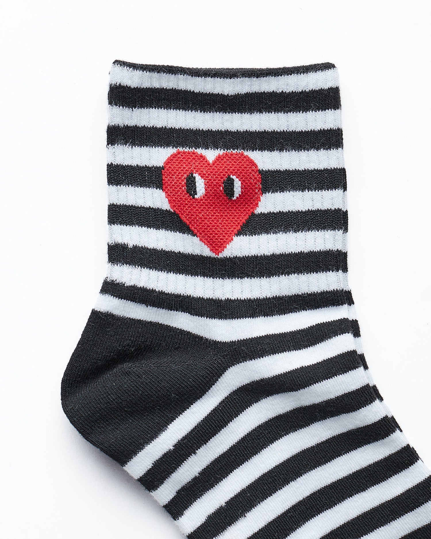 MOI OUTFIT-Heart Logo 5 Pairs Quarter Socks 13.90