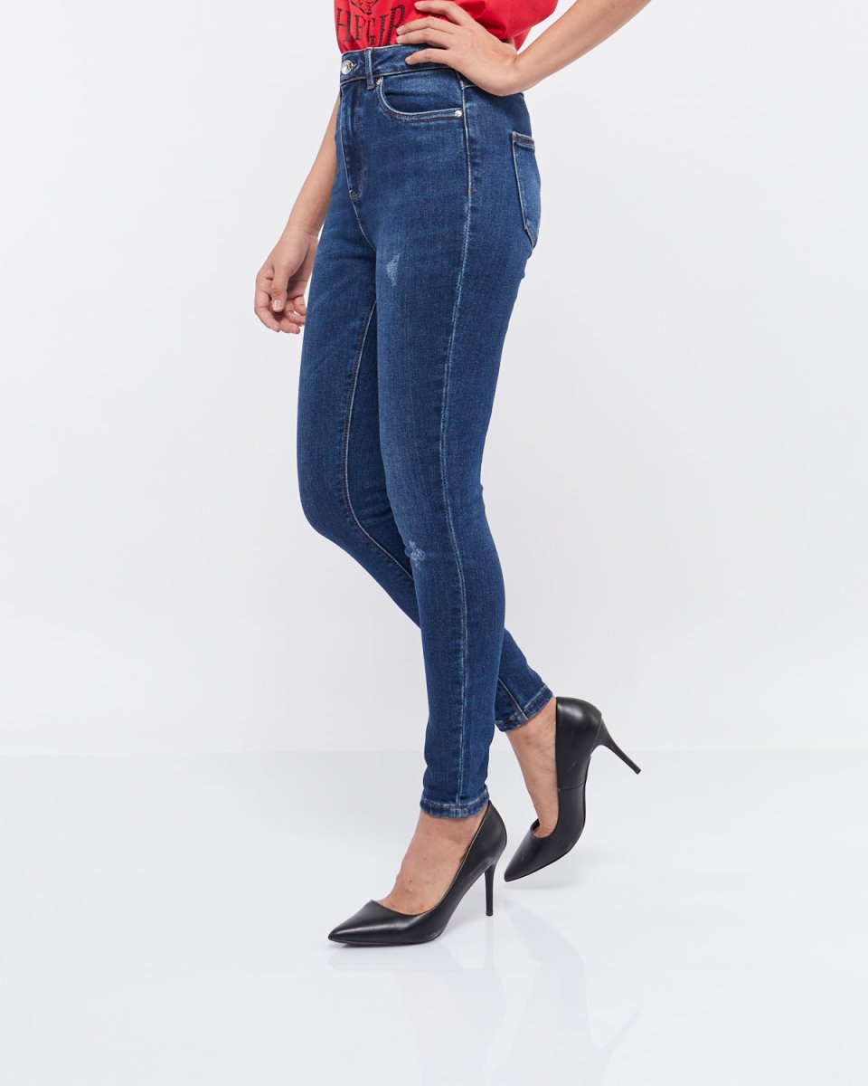 MOI OUTFIT-High Rise Lady Slim Fit Jeans 16.90