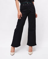 MOI OUTFIT-High Rise Lady Wide Leg Jeans 19.90