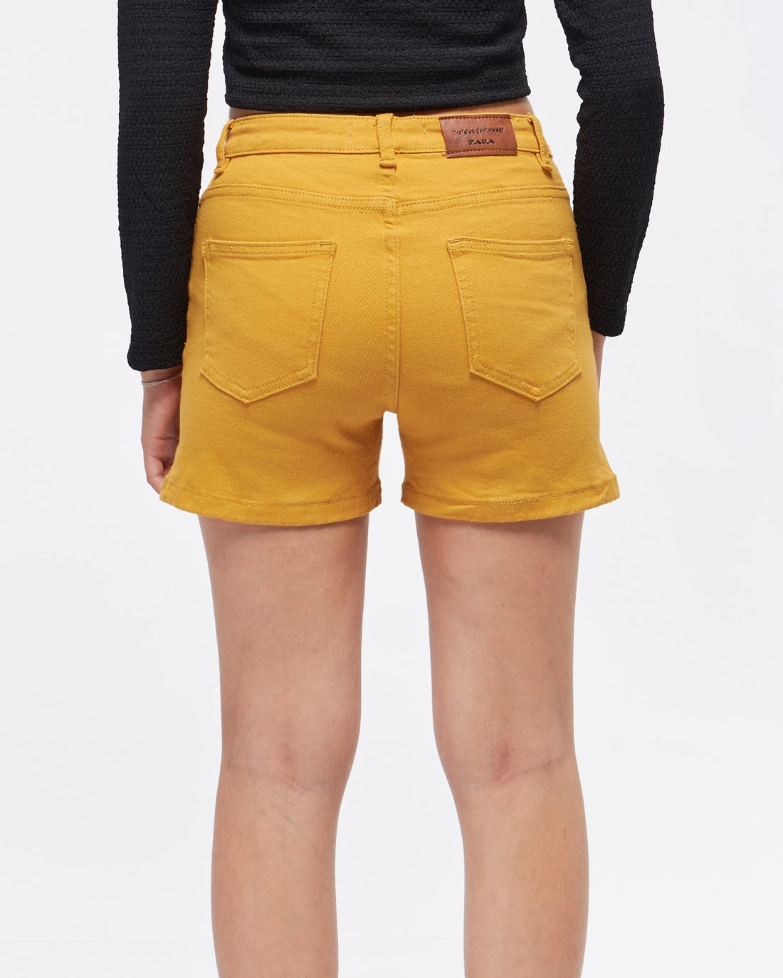 MOI OUTFIT-High Waist Candy Color Lady Short Jeans 13.90