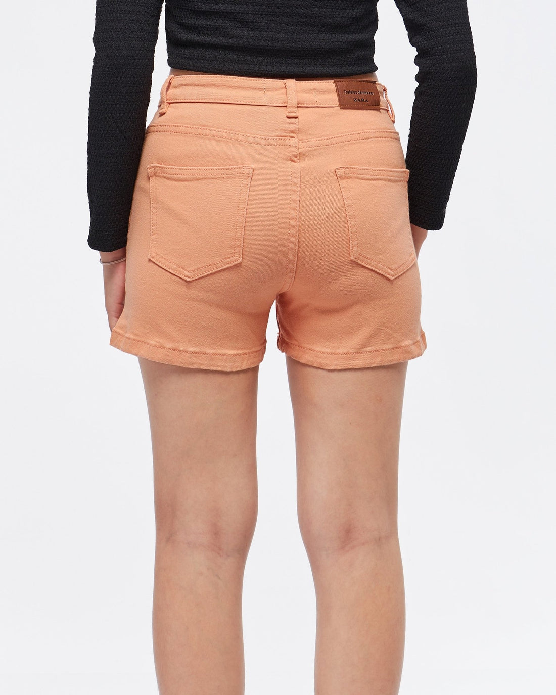 MOI OUTFIT-High Waist Candy Color Lady Short Jeans 13.90