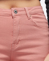 MOI OUTFIT-High Waist Candy Color Lady Short Jeans 13.90