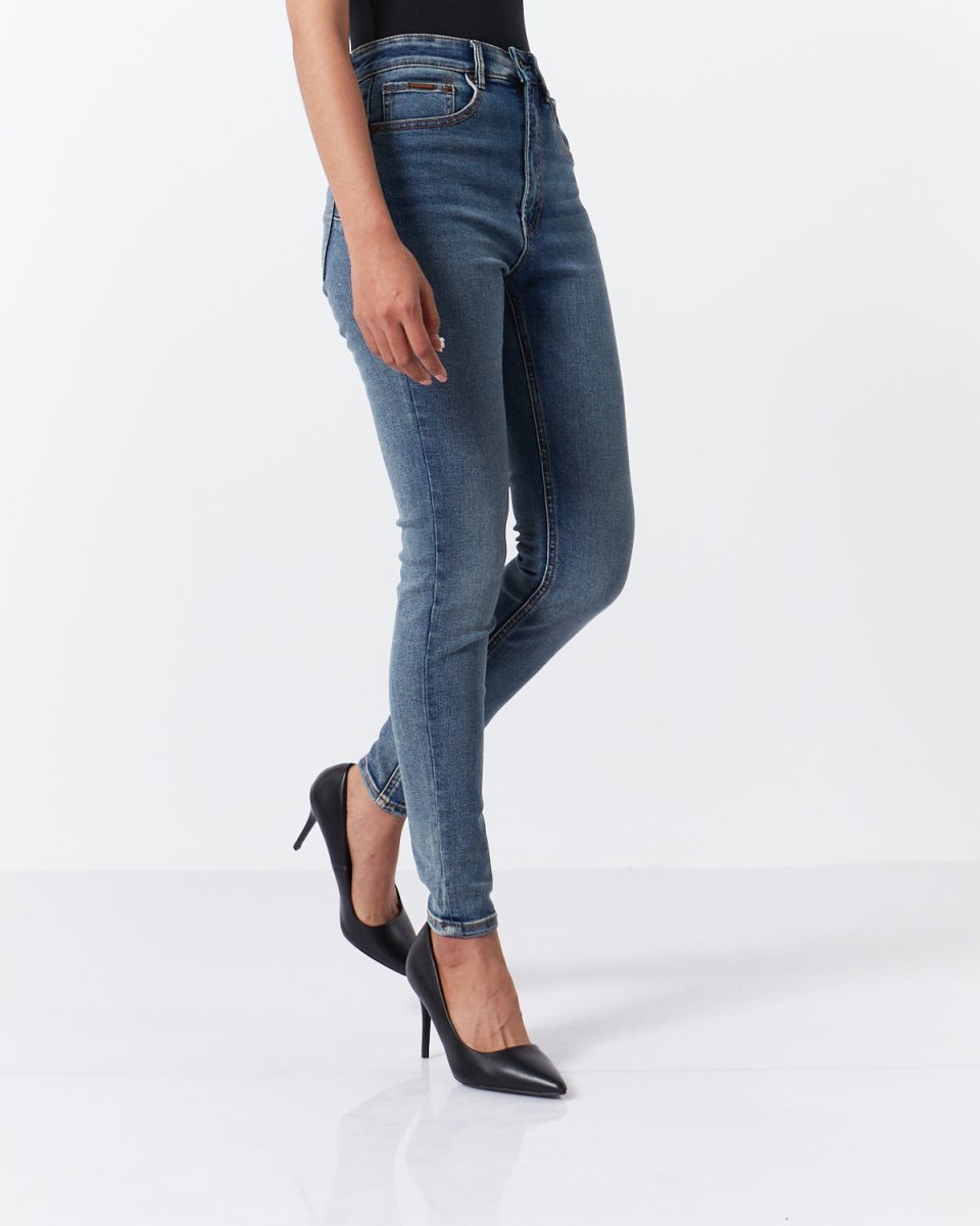 MOI OUTFIT-High Waist Lady Skinny Jeans 17.90