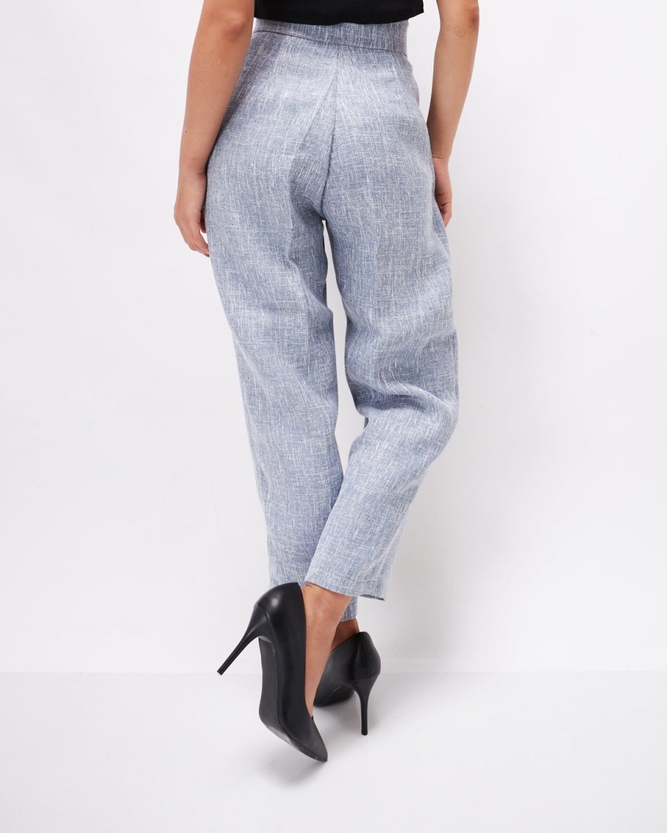 MOI OUTFIT-High Waist Lady Tweed Pants 18.90