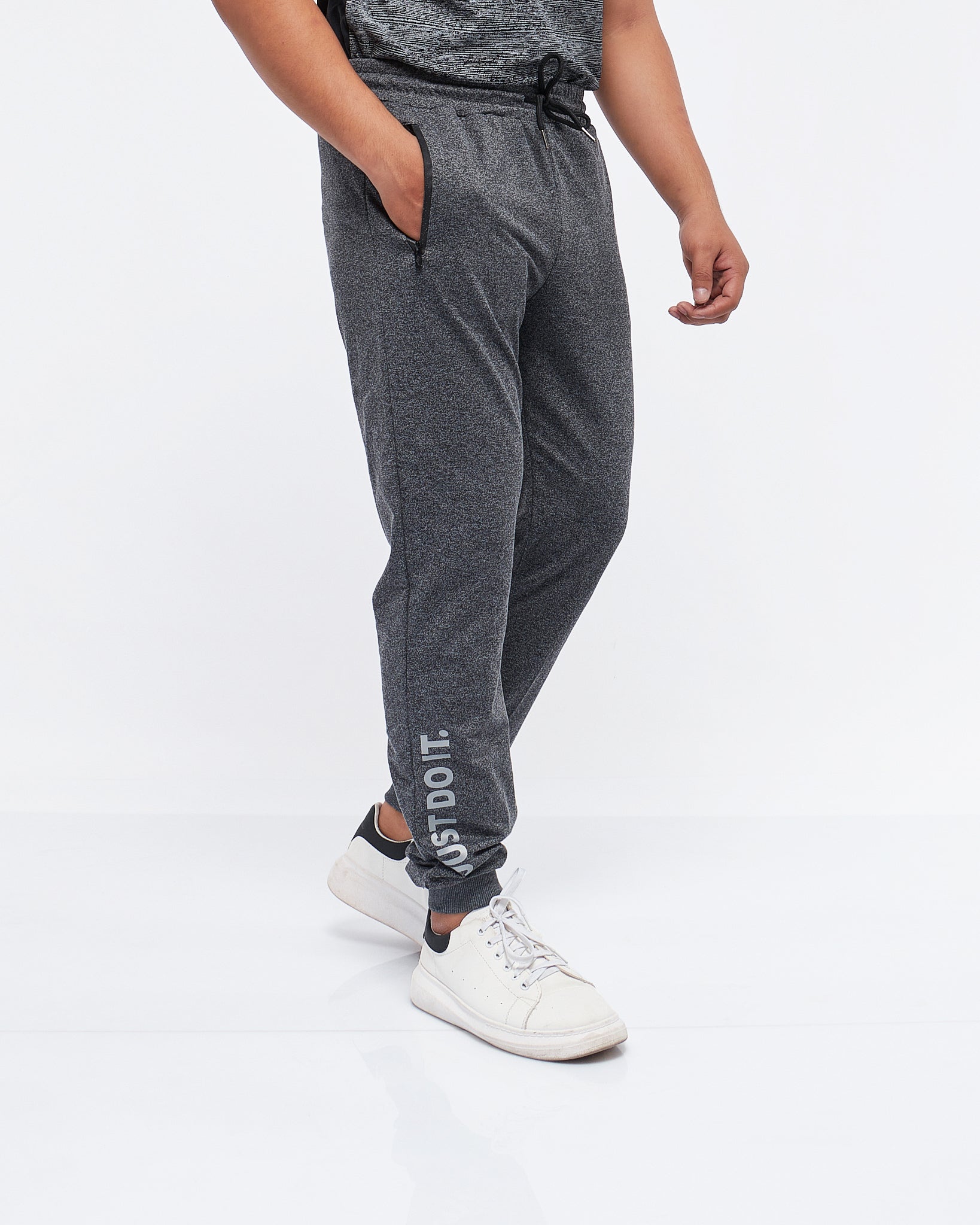 MOI OUTFIT-Just Do It Ankle Printed Men Joggers 17.90