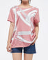 MOI OUTFIT-L Chain Over Printed Lady T-Shirt 18.90