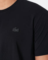 MOI OUTFIT-LAC Plain Men Black T-Shirt 15.90