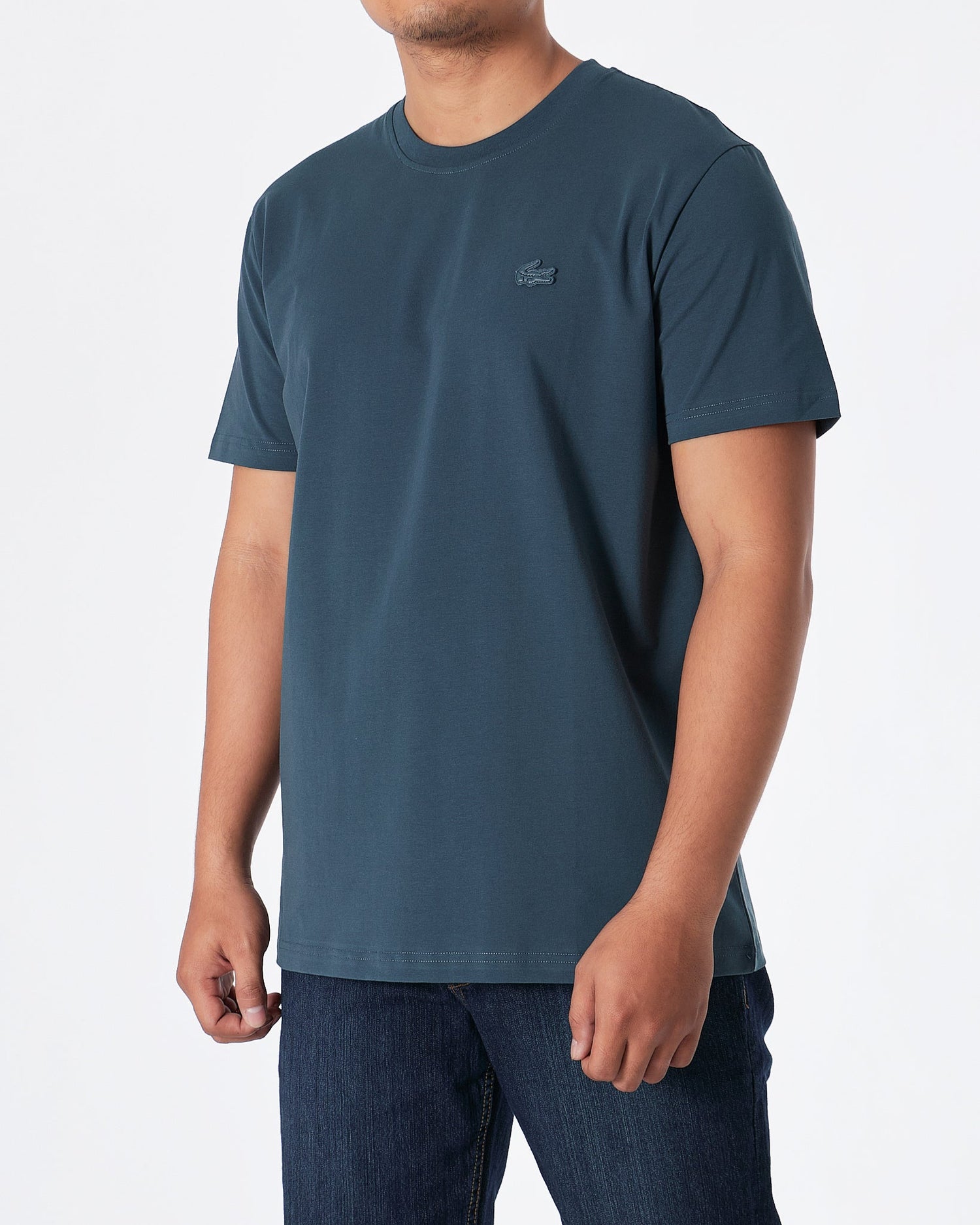MOI OUTFIT-LAC Plain Men Blue T-Shirt 15.90