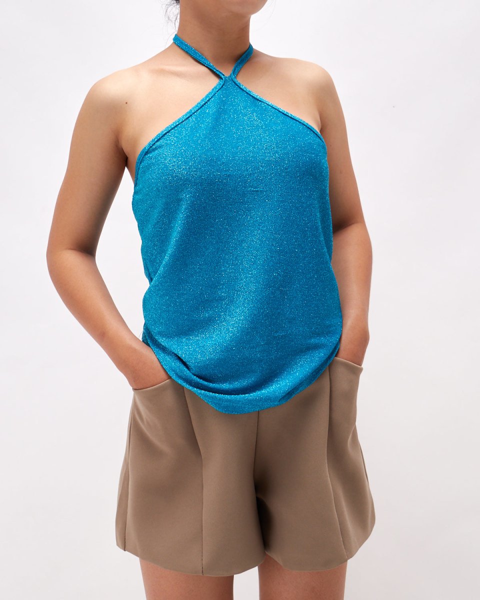 MOI OUTFIT-Lady Crop Top Tie Back 13.90